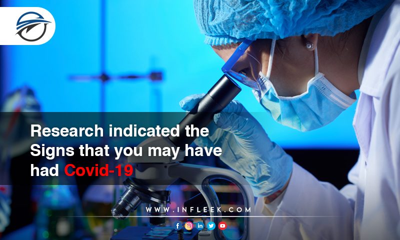 Research indicated the Signs that you may have had Covid-19